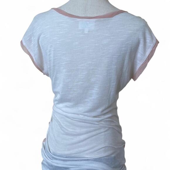 Vintage y2k light pink short sleeve top - Picture 4 of 7